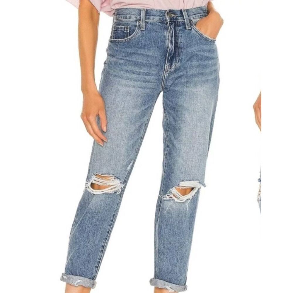 Pistola Jeans Women's 25 Blue Presley 90s Roller High Rise Relaxed Soft Slouchy